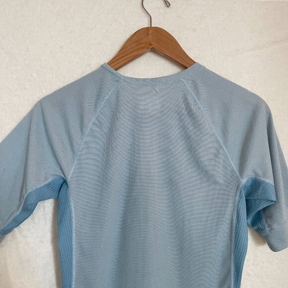 Patagonia Capilene 2 Performance Base Layer Short Sleeve Shirt Light Powder Blue - Picture 8 of 12